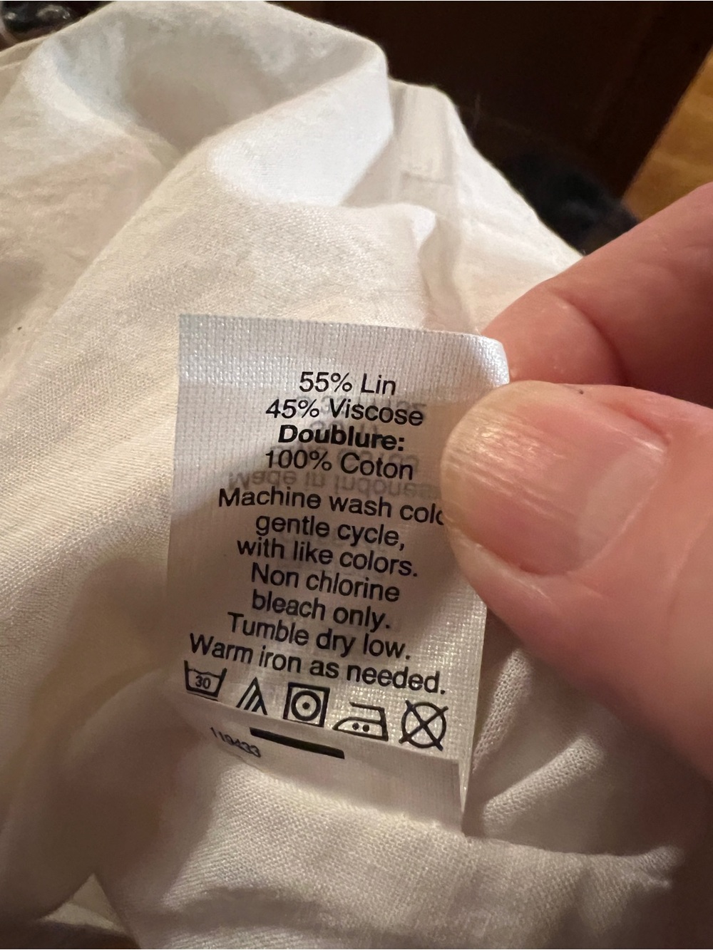 J Crew Factory White Linen Rayon Spaghetti Strap Lined Dress EUC Size XL - Picture 5 of 11
